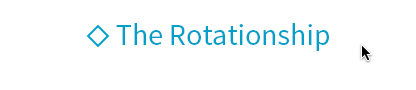 Rotationship logo animation